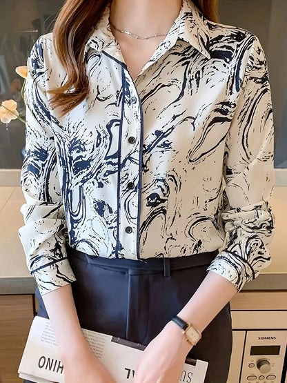 Vrouwelijke Bloemenprint Shirts Modieuze Zomerjurk Stijl