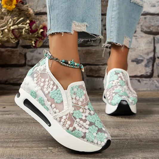 Dames Loafers Zara Zomerse Stijl Borduurwerk Schoenen - StudioMarella