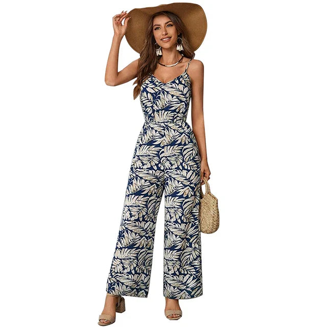 Dames Jumpsuit Korte Mouw Zomerse Jurk - StudioMarella