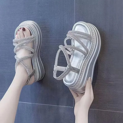 Vrouwensandaal Platformzool Hak Sandalen Zomer