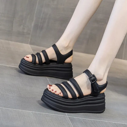 Vrouwensandaal Platformzool Hak Sandalen Zomer