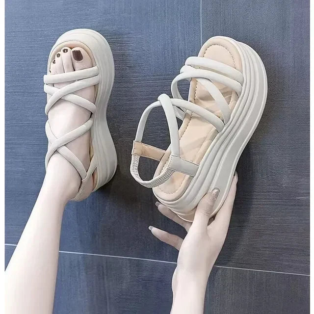 Vrouwensandaal Platformzool Hak Sandalen Zomer