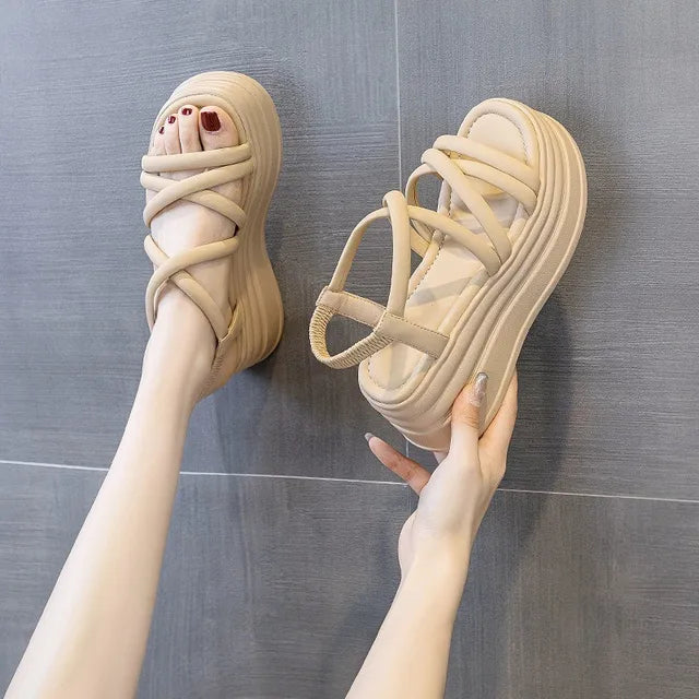 Vrouwensandaal Platformzool Hak Sandalen Zomer - StudioMarella
