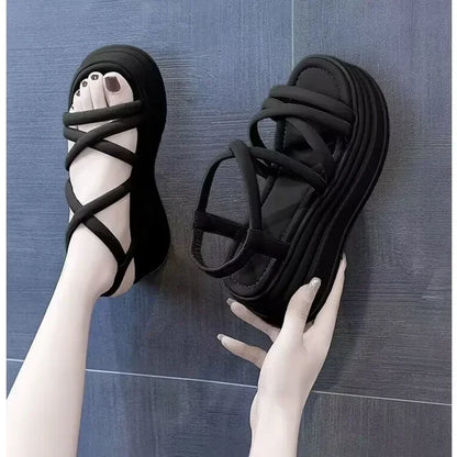 Vrouwensandaal Platformzool Hak Sandalen Zomer