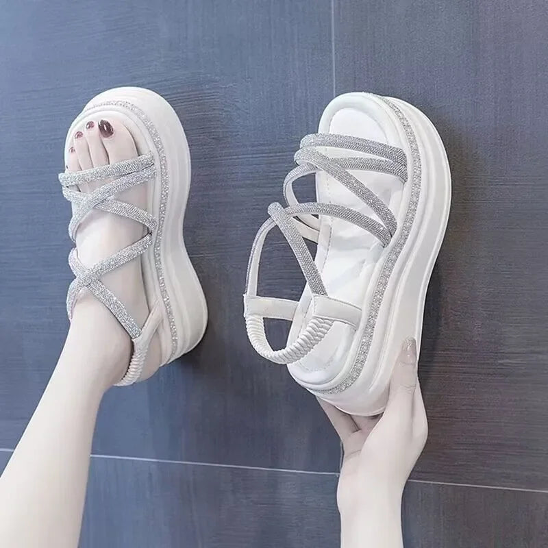 Vrouwensandaal Platformzool Hak Sandalen Zomer