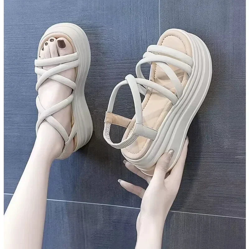 Vrouwensandaal Platformzool Hak Sandalen Zomer