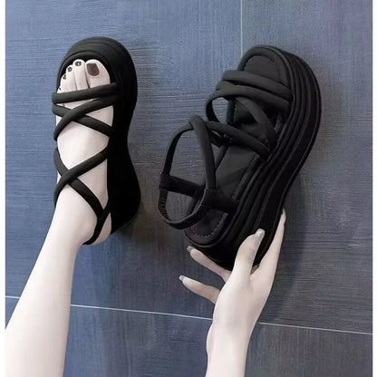 Vrouwensandaal Platformzool Hak Sandalen Zomer