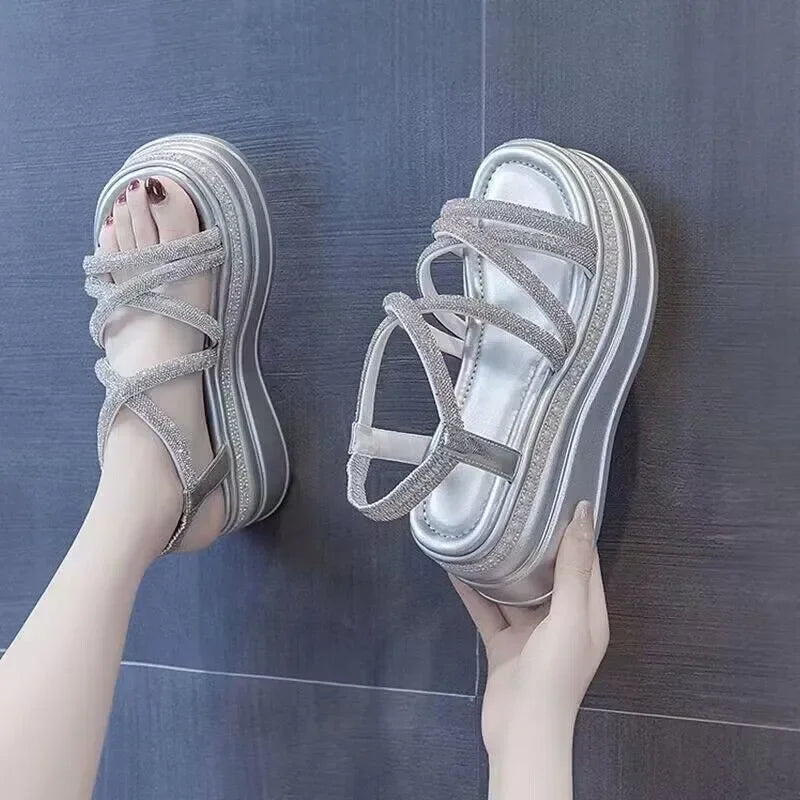 Vrouwensandaal Platformzool Hak Sandalen Zomer