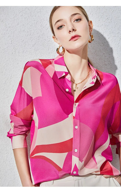 Damesblouse Button-Down Stijl Vrouwelijke Klassieke Look