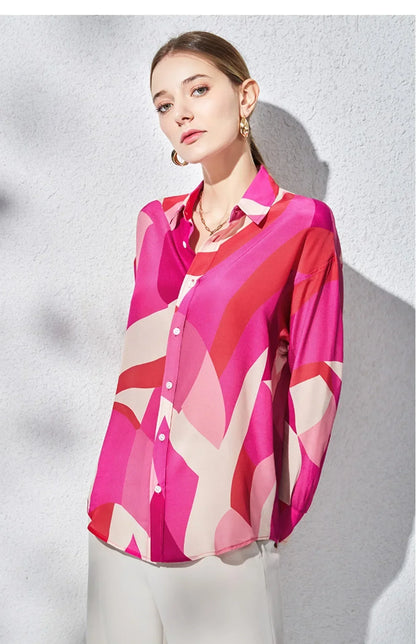 Damesblouse Button-Down Stijl Vrouwelijke Klassieke Look