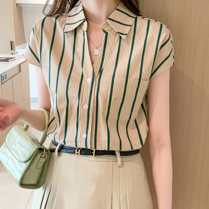Vrouwelijke Zomer Tops Elegant en Luchtig - StudioMarella