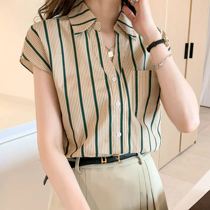 Vrouwelijke Zomer Tops Elegant en Luchtig