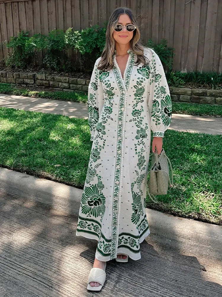 Lange Maxi Jurk Elegante Zomerjurk voor Vrouw