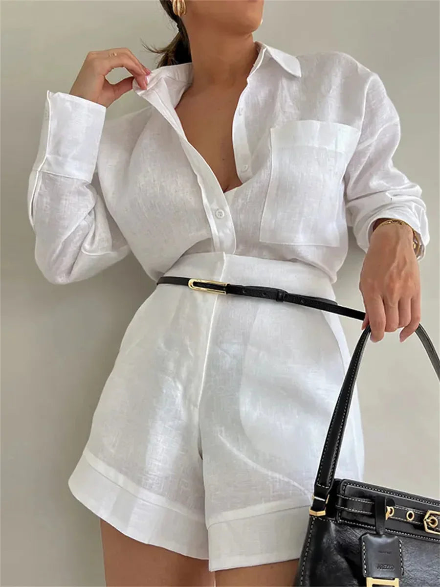 Vrouwelijke Zomerkleding Jurk Blouse Moderne Stijl