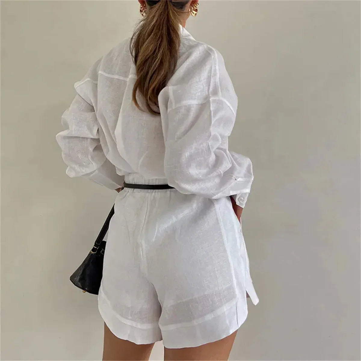 Vrouwelijke Zomerkleding Jurk Blouse Moderne Stijl