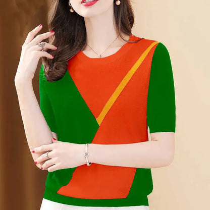 Lichte Zomer Blouse voor Vrouwen Losse Pasvorm