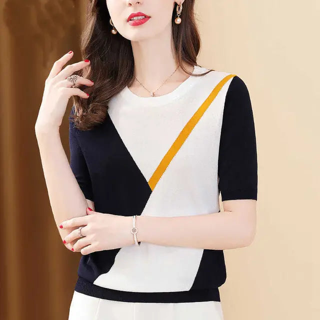 Lichte Zomer Blouse voor Vrouwen Losse Pasvorm