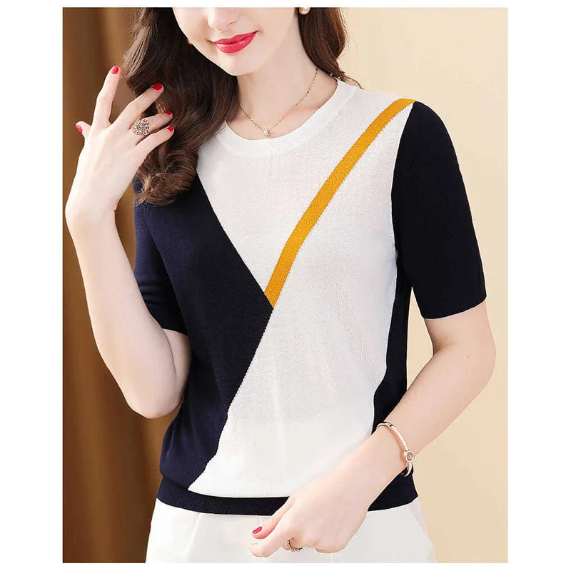 Lichte Zomer Blouse voor Vrouwen Losse Pasvorm