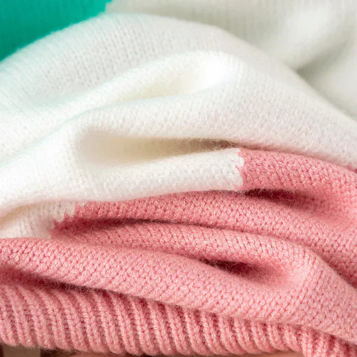 Damestrui Gestreept Comfortabel Kleurrijke Trui