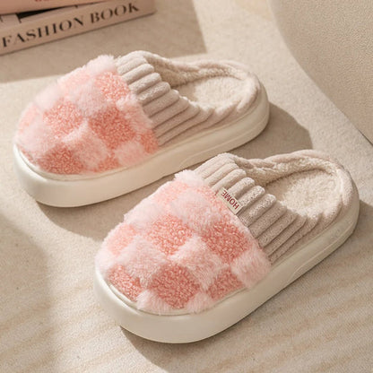 Pluche Pantoffels Warm en Zachtaanvoelend Gebloemd Design - StudioMarella