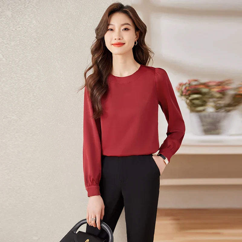Dames Blouse Zomer Lente Jurk Bloes Licht en Vrouwelijk
