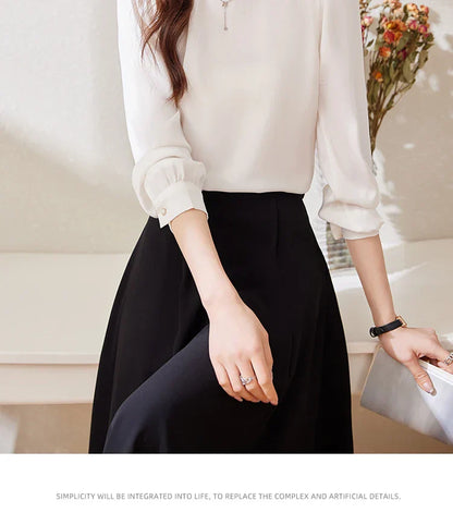 Dames Blouse Zomer Lente Jurk Bloes Licht en Vrouwelijk