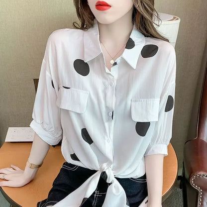 Vrouwelijke Zomer Blouse Lente Jurk