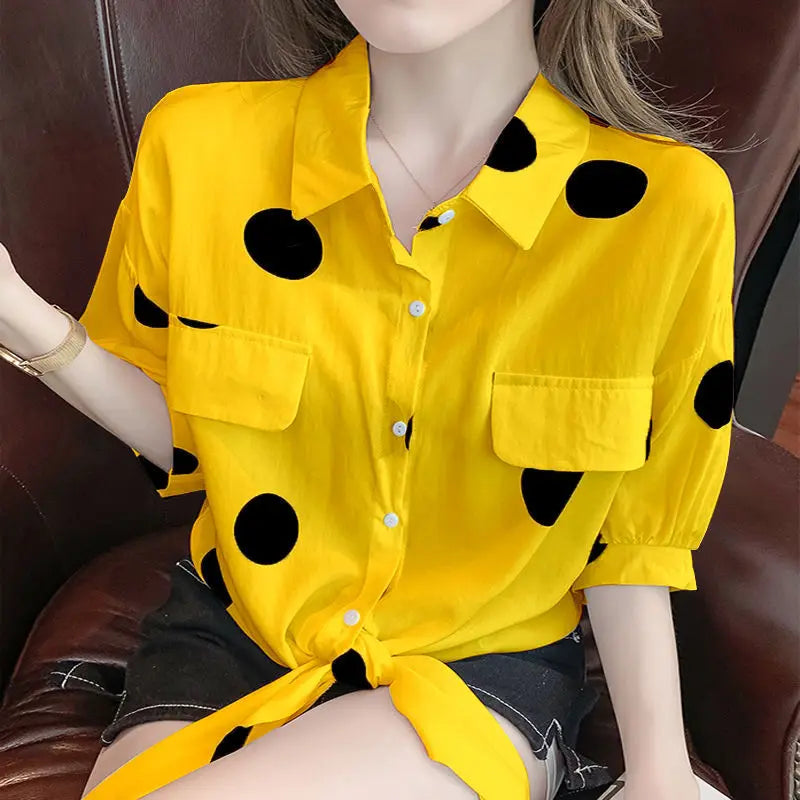Vrouwelijke Zomer Blouse Lente Jurk