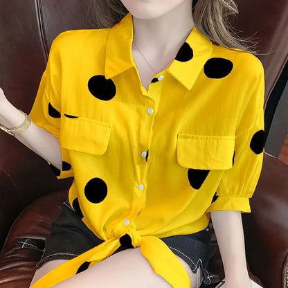 Vrouwelijke Zomer Blouse Lente Jurk