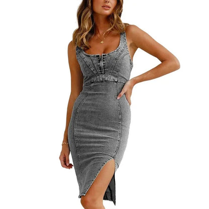 Mouwloze Zomerjurk voor Vrouw Sierlijk en Chic - StudioMarella