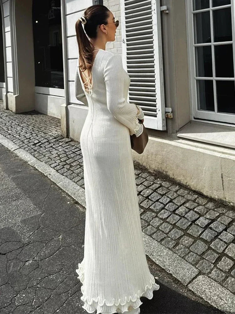 Zomerjurk Vrouw met Waaiermouwen van ModeLuxe