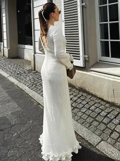 Zomerjurk Vrouw met Waaiermouwen van ModeLuxe