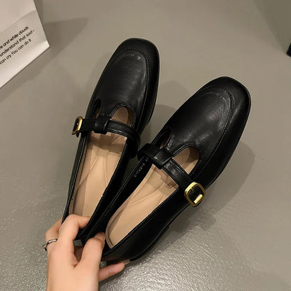 Dames Balletschoenen Stijlvol Comfortabel Leer