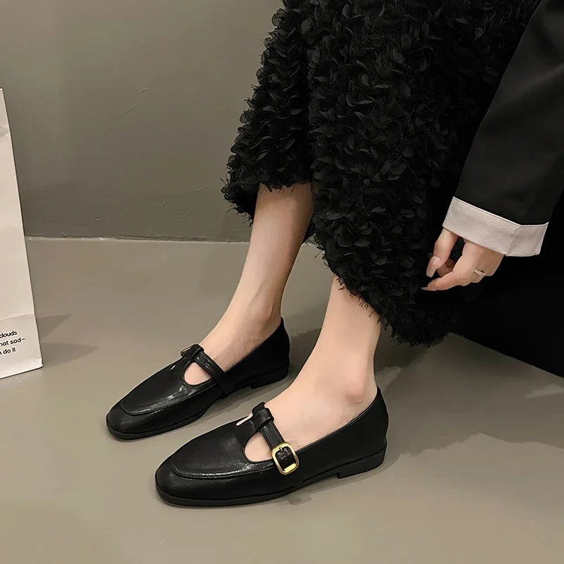 Dames Balletschoenen Stijlvol Comfortabel Leer
