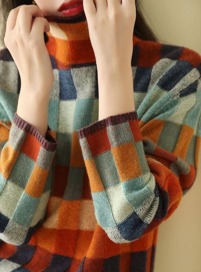Kleurrijke Trui Zacht en Warme Sweatshirt