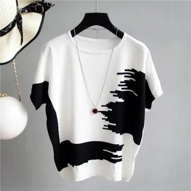 Vrouwen T-Shirt Zomer Oversized van Ijszijde