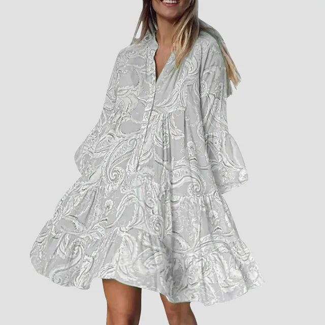 Zomerjurk Boho Stijl Strandjurk Vrouw