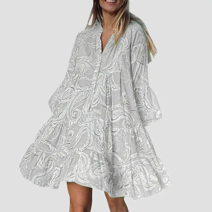 Zomerjurk Boho Stijl Strandjurk Vrouw