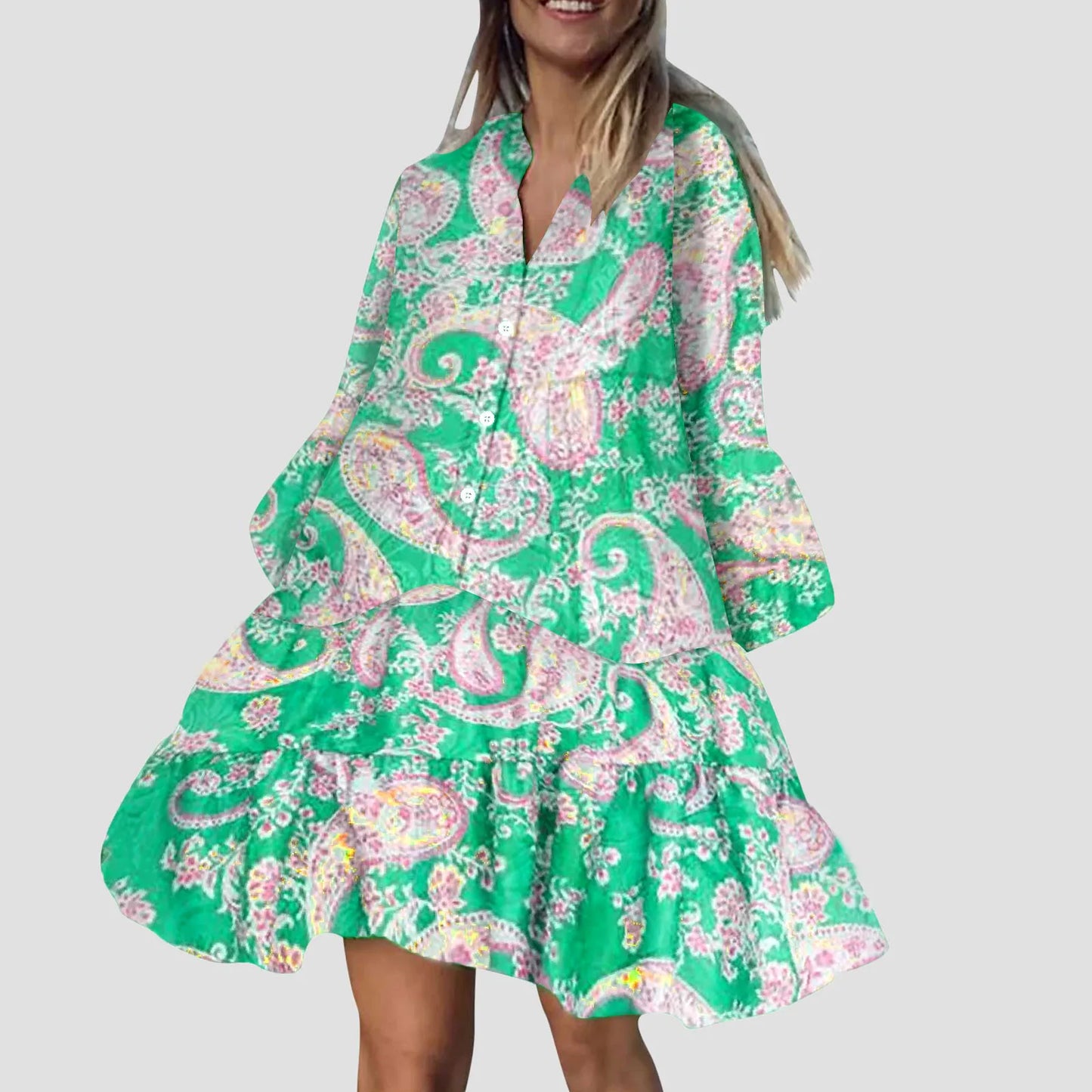 Strandjurk Zomerse Vrouwelijke Boho Stijl