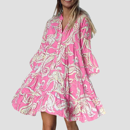 Zomerjurk Boho Stijl Strandjurk Vrouw