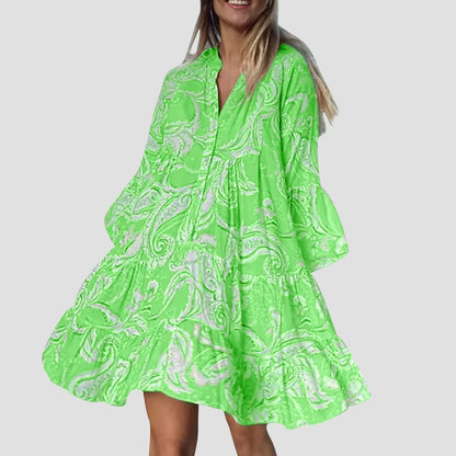 Zomerjurk Boho Stijl Strandjurk Vrouw