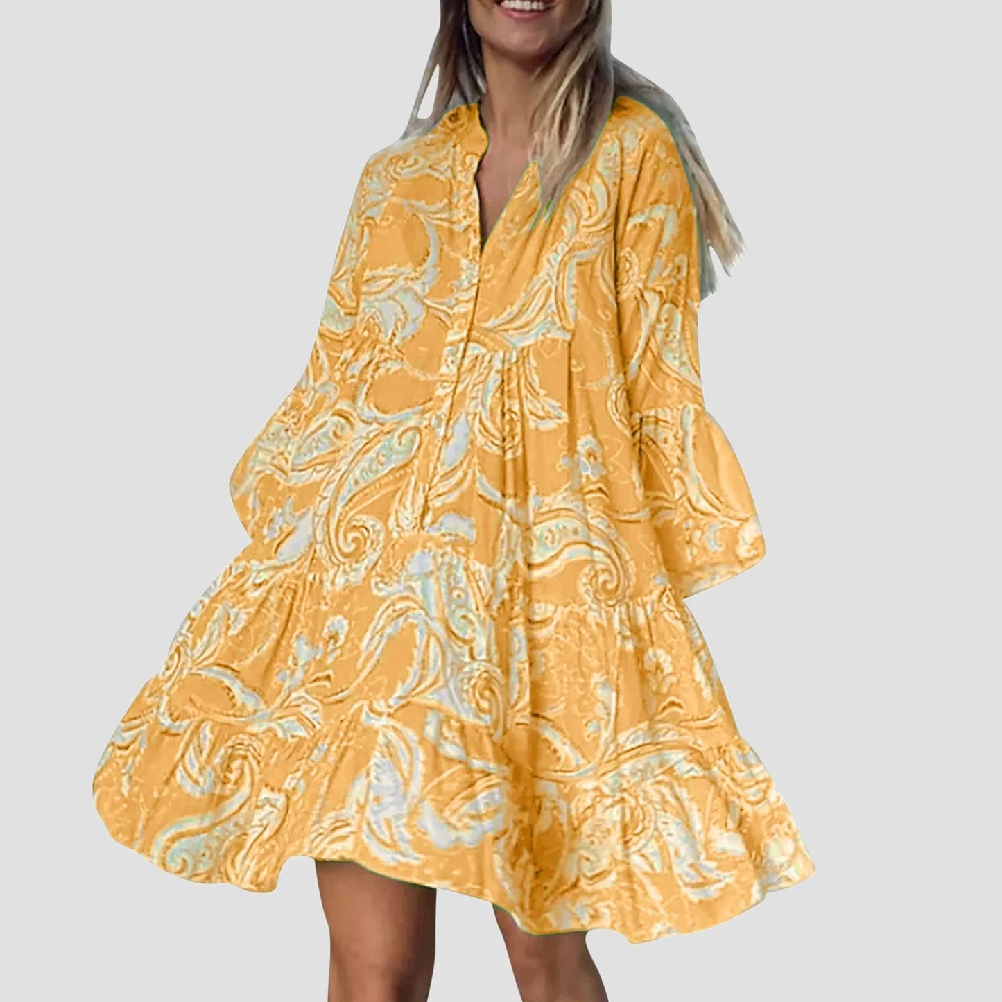 Zomerjurk Boho Stijl Strandjurk Vrouw