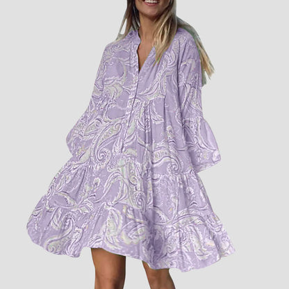 Zomerjurk Boho Stijl Strandjurk Vrouw
