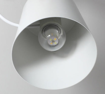 Wandlamp Kegel Hout IJzer Leren Band E27 Industrieel Zwart Wit Woonkamer