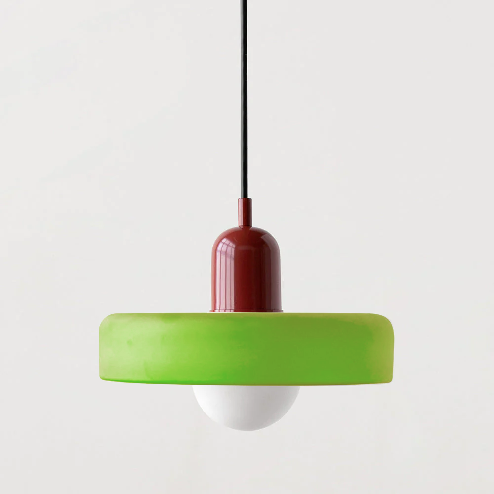 Luccon retro hanglamp glas G9 kleurrijk eettafel keuken verlichting design modern vintage