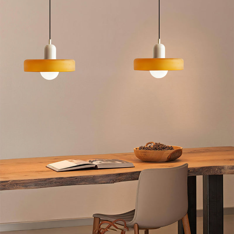 Verstelbare Glazen Hanglamp met Bauhaus-Design – Eetkamer en Woonkamer Verlichting