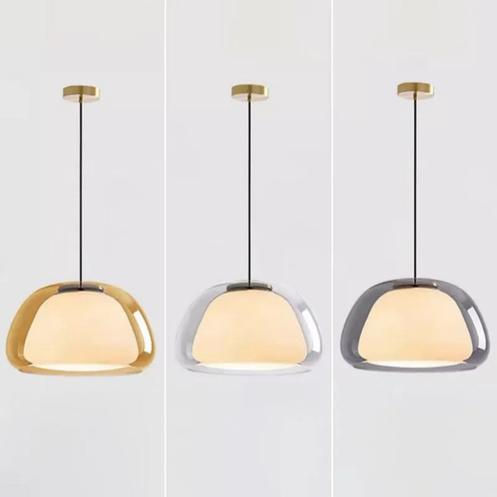 Hanglamp Glas Organisch Gelei Textuur E27 Eetkamer Woonkamer Slaapkamer Gang Artistiek Modern