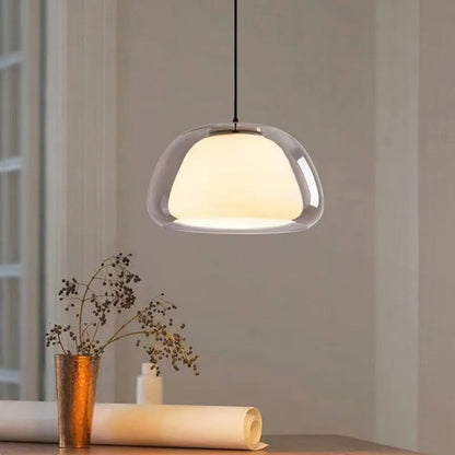 Hanglamp Glas Organisch Gelei Textuur E27 Eetkamer Woonkamer Slaapkamer Gang Artistiek Modern