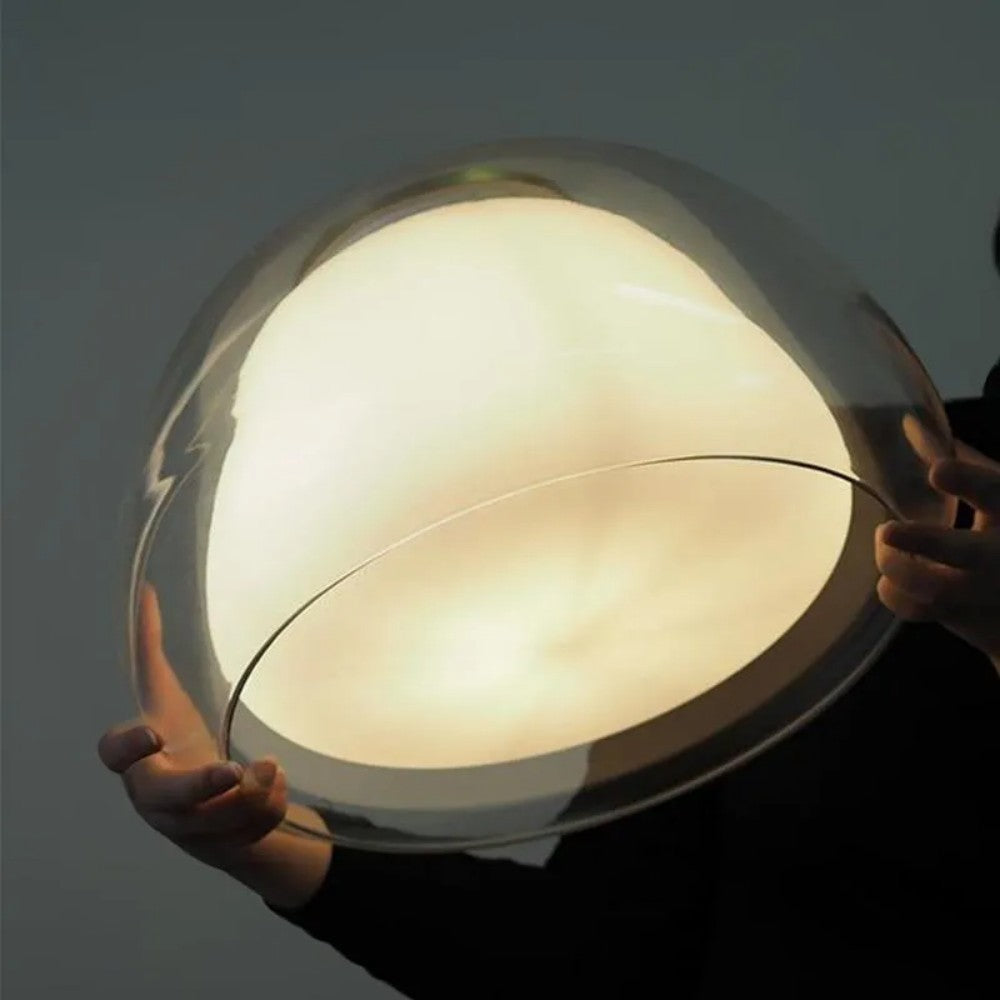Hanglamp Glas Organisch Gelei Textuur E27 Eetkamer Woonkamer Slaapkamer Gang Artistiek Modern