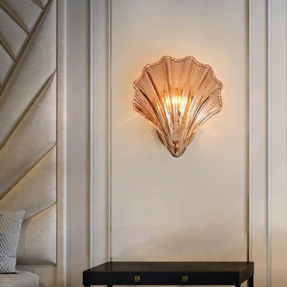 Wandlamp Schelp Glas Metaal LED Kust Luxe Slaapkamer Hal Badkamer Modern
